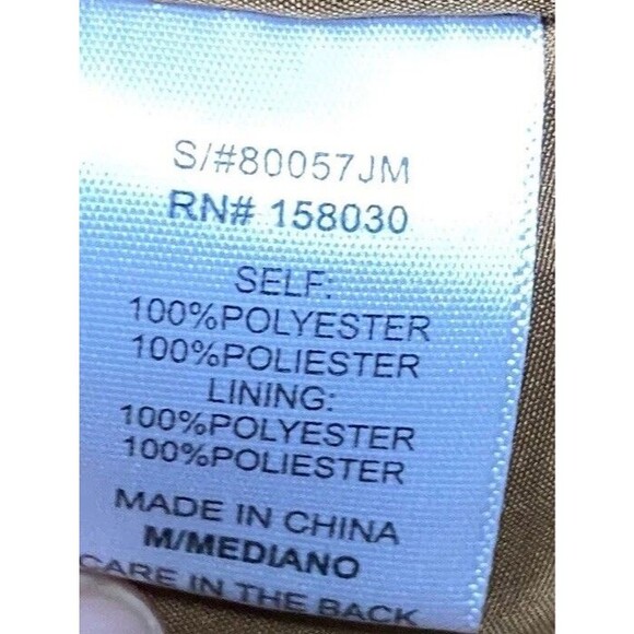 Love Tree Teddy Coat M Tan Brown Faux Fur Sherpa Jacket Boho Mob Wife Style - Picture 14 of 16